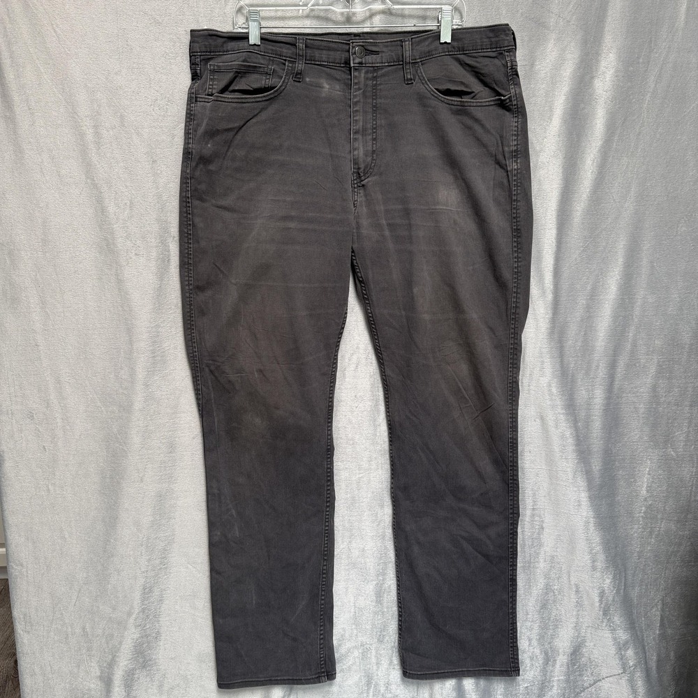 Dockers Jeans Mens‎ 38x32 Gray Denim Straight Fit Stretch 5 Pocket Casual Pants